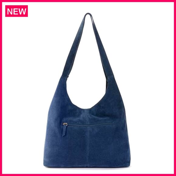 Large Leather Hobo Bag with Shoulder Straps for Everyday Travel - Picture 5 of 5